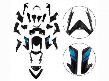 Discount 2015-2020 Black with Blue Suzuki GSX-S 1000 Motorcycle Fairings Canada