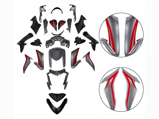 Discount 2015-2020 Red Silver Suzuki GSX-S 1000 Motorcycle Fairings Canada