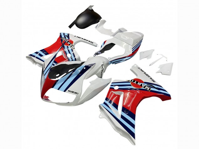 Discount 2003-2013 White Red Blue Martini Suzuki SV650 Motorcycle Fairings Canada