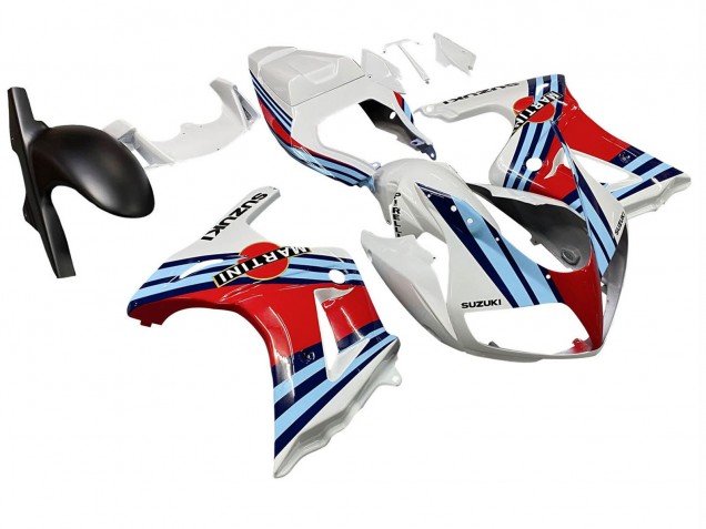 Discount 2003-2013 White Red Blue Martini Suzuki SV650 Motorcycle Fairings Canada