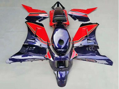 Discount 1984-1987 Glossy Dark Blue Red Suzuki RG400 RG500 RG400/500 Motorcycle Fairings Canada