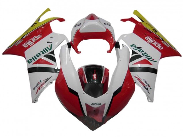 Discount 2003-2006 White Red Green Yellow Alitalia Aprilia RSV1000 Motorcycle Fairings Canada