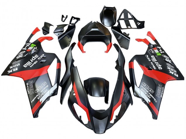 Discount 2003-2006 Black Red Aprilia RSV1000 Motorcycle Fairings Canada