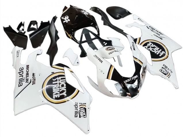 Discount 2003-2006 White Black Lucky Strike Motul Michelin Aprilia RSV1000 Motorcycle Fairings Canada
