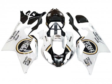 Discount 2003-2006 White Black Lucky Strike Motul Michelin Aprilia RSV1000 Motorcycle Fairings Canada