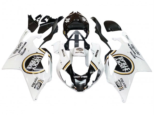 Discount 2003-2006 White Black Lucky Strike Motul Michelin Aprilia RSV1000 Motorcycle Fairings Canada