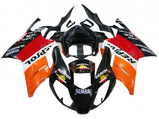 Discount 2003-2006 Orange White Red Black Repsol Aprilia RSV1000 Motorcycle Fairings Canada