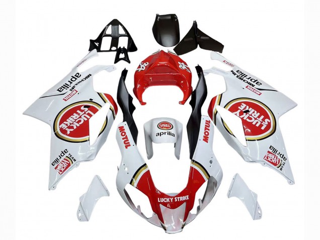 Discount 2003-2006 White Red Lucky Strike Motul 34 Aprilia RSV1000 Motorcycle Fairings Canada