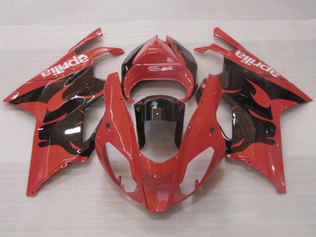 Discount 2003-2006 Red Glossy Black Aprilia RSV1000 Motorcycle Fairings Canada