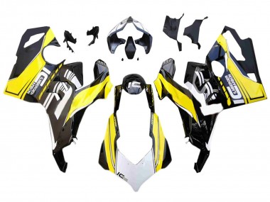 Discount 2018-2019 White Yellow Glossy Black Ducati Panigale V4 V4S Motorcycle Fairings Canada