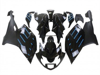 Discount 2005-2010 Glossy Black Matte Black Blue Lines BMW K1200S Motorcycle Fairings Canada