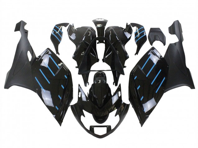 Discount 2005-2010 Glossy Black Matte Black Blue Lines BMW K1200S Motorcycle Fairings Canada
