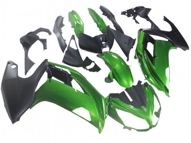 Discount 2005-2010 Green Matte Black BMW K1200S Motorcycle Fairings Canada