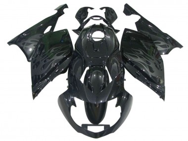 Discount 2005-2010 Glossy Black Grey Flame BMW K1200S Motorcycle Fairings Canada