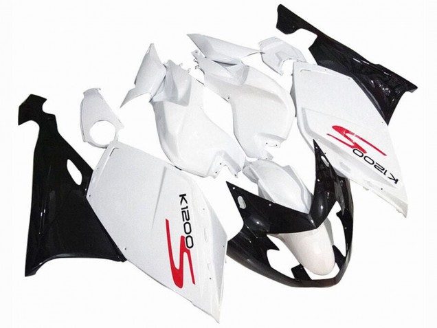 Discount 2005-2010 White Glossy Black BMW K1200S Motorcycle Fairings Canada