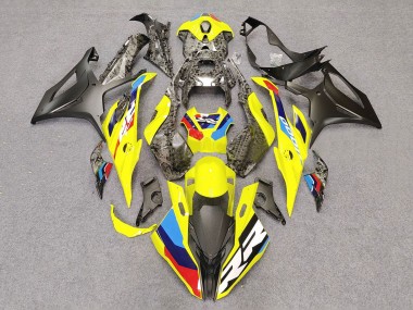 Discount 2023-2024 Yellow Carbon Fiber BMW S1000RR Motorcycle Fairings Canada