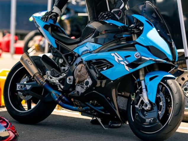 Discount 2019-2022 Blue Black Carbon Fiber BMW S1000RR Motorcycle Fairings Canada