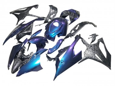 Discount 2019-2022 Gradient Blue Purple Forged Carbon Fiber BMW S1000RR Motorcycle Fairings Canada
