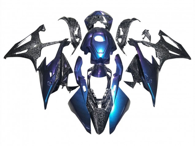 Discount 2019-2022 Gradient Blue Purple Forged Carbon Fiber BMW S1000RR Motorcycle Fairings Canada