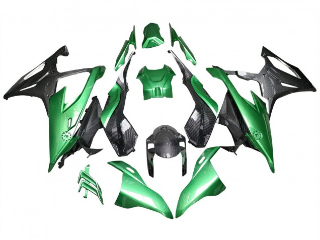Discount 2019-2022 Glossy Black Green Carbon Fiber BMW S1000RR Motorcycle Fairings Canada