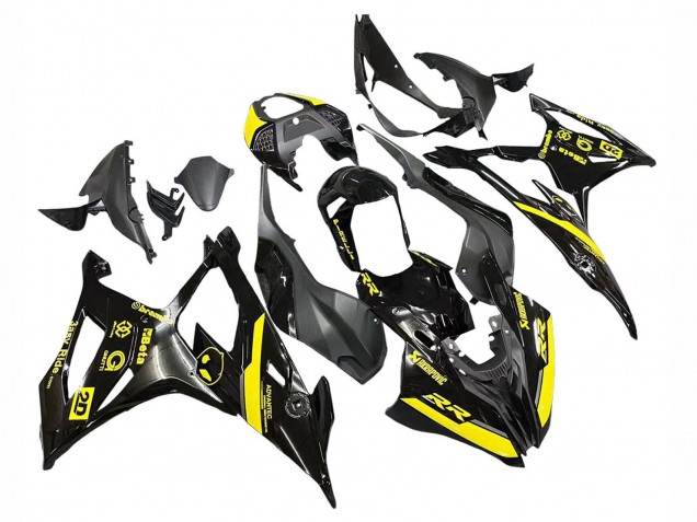 Discount 2019-2022 Glossy Black Yellow BMW S1000RR Motorcycle Fairings Canada