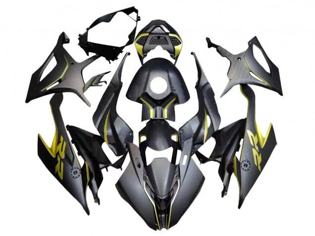 Discount 2019-2022 Black Yellow Carbon Fiber BMW S1000RR Motorcycle Fairings Canada