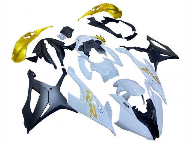 Discount 2019-2022 White Gold BMW S1000RR Motorcycle Fairings Canada