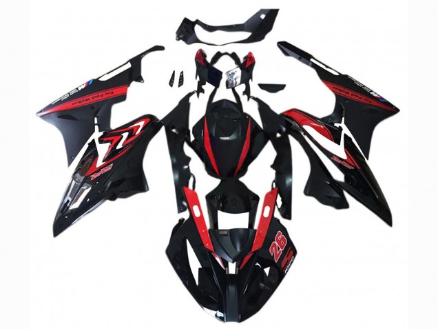 Discount 2017-2018 Red Glossy Black Matte Back BMW S1000RR Motorcycle Fairing Canada