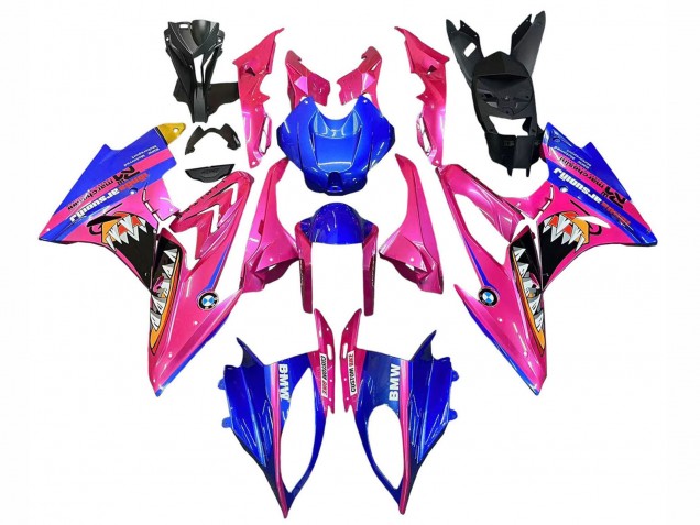 Discount 2017-2018 Pink Blue Yellow Shark BMW S1000RR Motorcycle Fairings Canada
