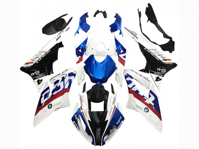 Discount 2017-2018 White Blue Red Glossy Black Tyco BMW S1000RR Motorcycle Fairings Canada