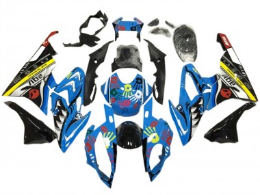 Discount 2017-2018 Blue Yellow Black Shark BMW S1000RR Motorcycle Fairings Canada