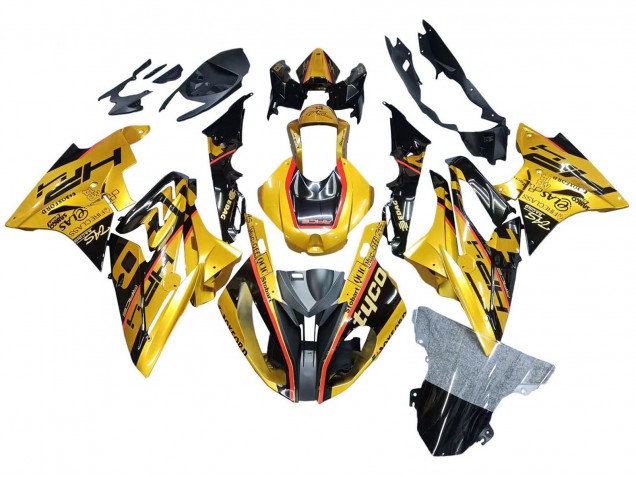 Discount 2017-2018 Gold Black Tyco BMW S1000RR Motorcycle Fairings Canada