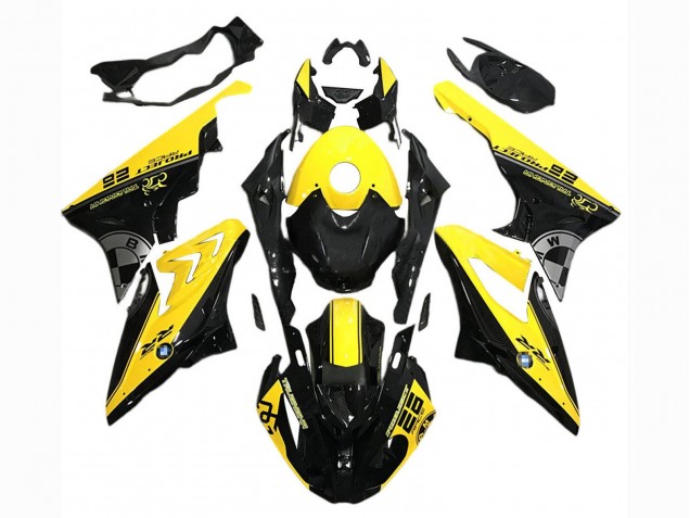 Discount 2017-2018 Yellow Black BMW S1000RR Motorcycle Fairings Canada