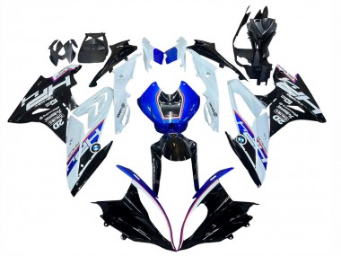 Discount 2015-2016 White Blue Glossy Black BMW S1000RR Motorcycle Fairing Kits Canada