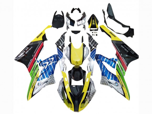 Discount 2015-2016 Yellow Blue Green Red Black VR 46 BMW S1000RR Motorcycle Fairings Canada