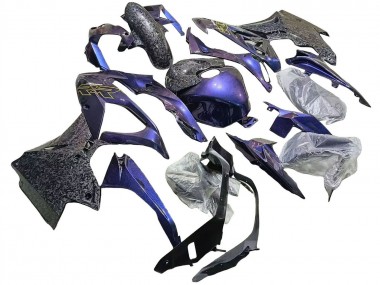 Discount 2015-2016 Gradient Puple Blue Forged Carbon Fiber BMW S1000RR Motorcycle Fairings Canada
