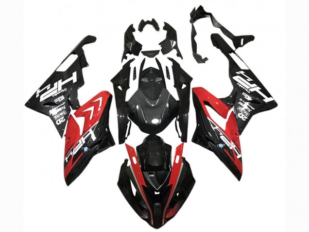 Discount 2015-2016 Red Black Carbon Fiber BMW S1000RR Motorcycle Fairings Canada