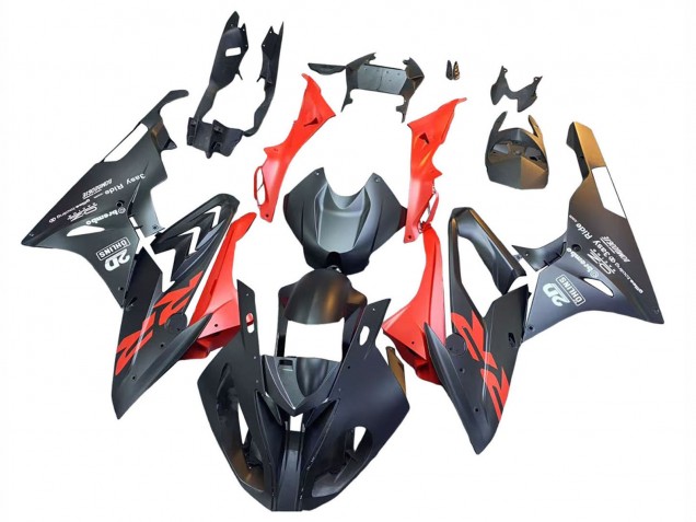 Discount 2015-2016 Matte Black Red BMW S1000RR Motorcycle Fairings Canada