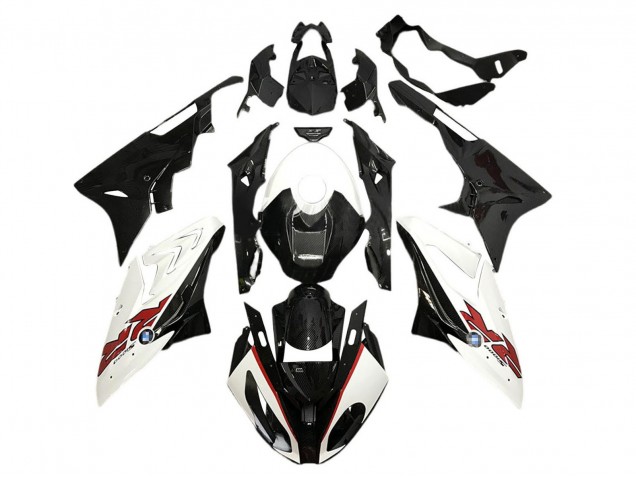 Discount 2015-2016 White Black Carbon Fiber BMW S1000RR Motorcycle Fairings Canada