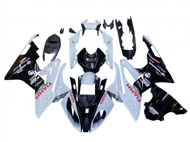 Discount 2015-2016 White Glossy Black Fiamm BMW S1000RR Motorcycle Fairings Canada
