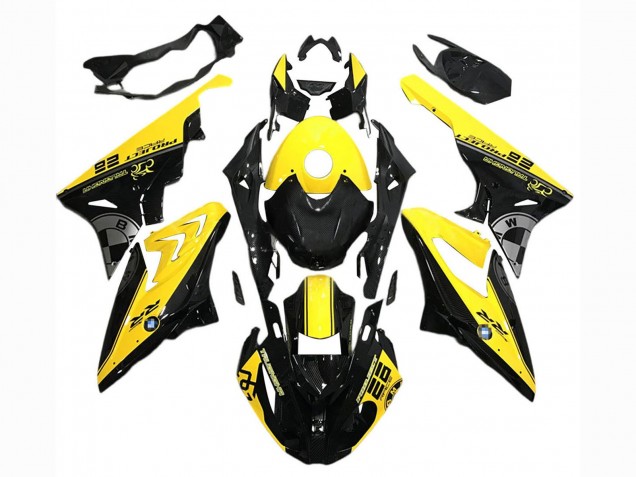 Discount 2015-2016 Yellow Black BMW S1000RR Motorcycle Fairings Canada