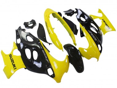 Discount 2004-2006 Glossy Black Yellow Suzuki GSX600F/GSX750F Motorcycle Fairings Canada