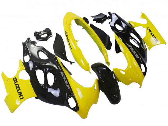 Discount 2004-2006 Glossy Black Yellow Suzuki GSX600F/GSX750F Motorcycle Fairings Canada