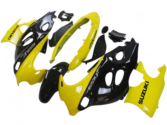 Discount 2004-2006 Glossy Black Yellow Suzuki GSX600F/GSX750F Motorcycle Fairings Canada