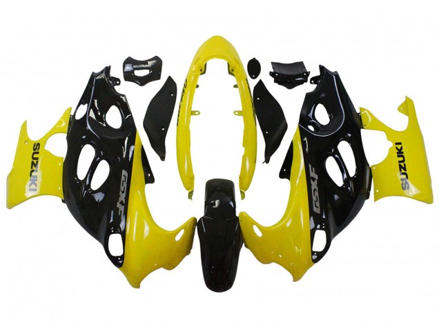 Discount 2004-2006 Glossy Black Yellow Suzuki GSX600F/GSX750F Motorcycle Fairings Canada