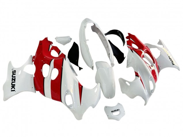 Discount 2004-2006 White Red Suzuki GSX600F/GSX750F Motorcycle Fairings Canada