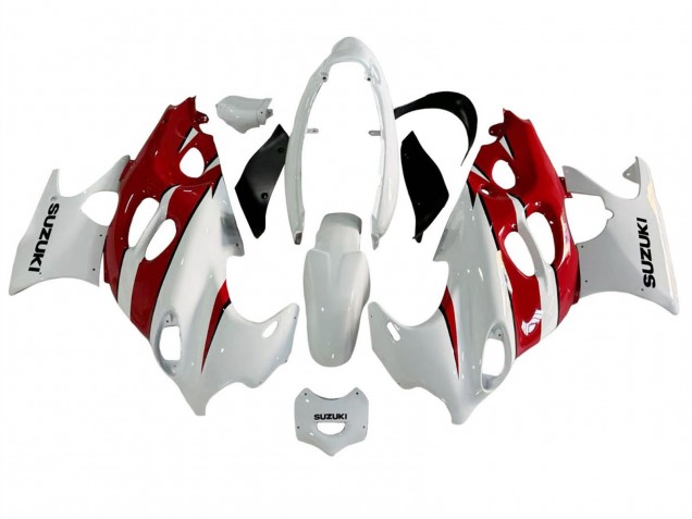 Discount 2004-2006 White Red Suzuki GSX600F/GSX750F Motorcycle Fairings Canada