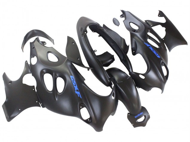 Discount 2004-2006 Matte Black with Blue Logo Suzuki GSX600F/GSX750F Motorcycle Fairings Canada