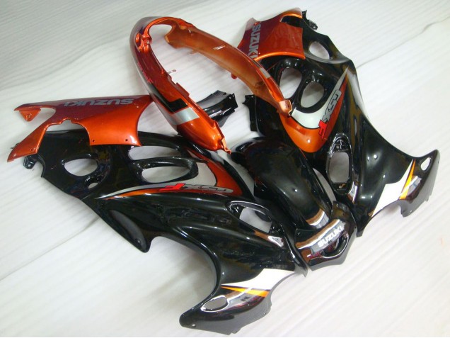 Discount 2004-2006 Glossy Black Orange Suzuki GSX600F/GSX750F Motorcycle Fairings Canada
