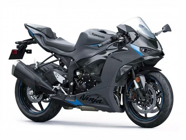 Discount 2023-2025 Grey Ninja Kawasaki ZX6R Motorcycle Fairings Canada